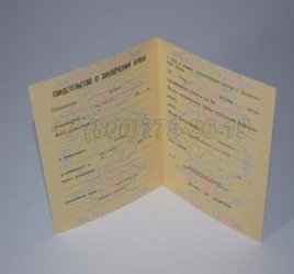 Свидетельство о Браке 1990г РСФСР в Ульяновске
