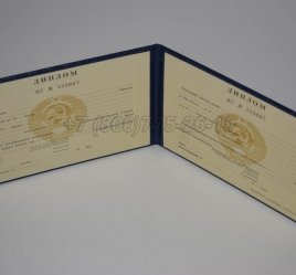 Диплом Техникума Туркменской ССР в Ульяновске