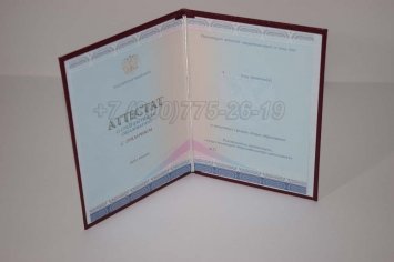 Аттестат За 11 Класс 2022г Золото СпецБланк в Ульяновске