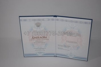 Диплом Техникума 2022г ГОЗНАК в Ульяновске
