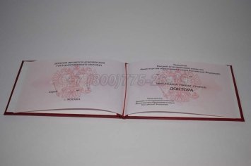 Диплом Доктора Наук 2023г в Ульяновске