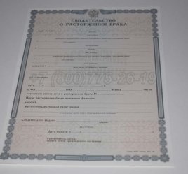 Свидетельство о Разводе 2023г в Ульяновске